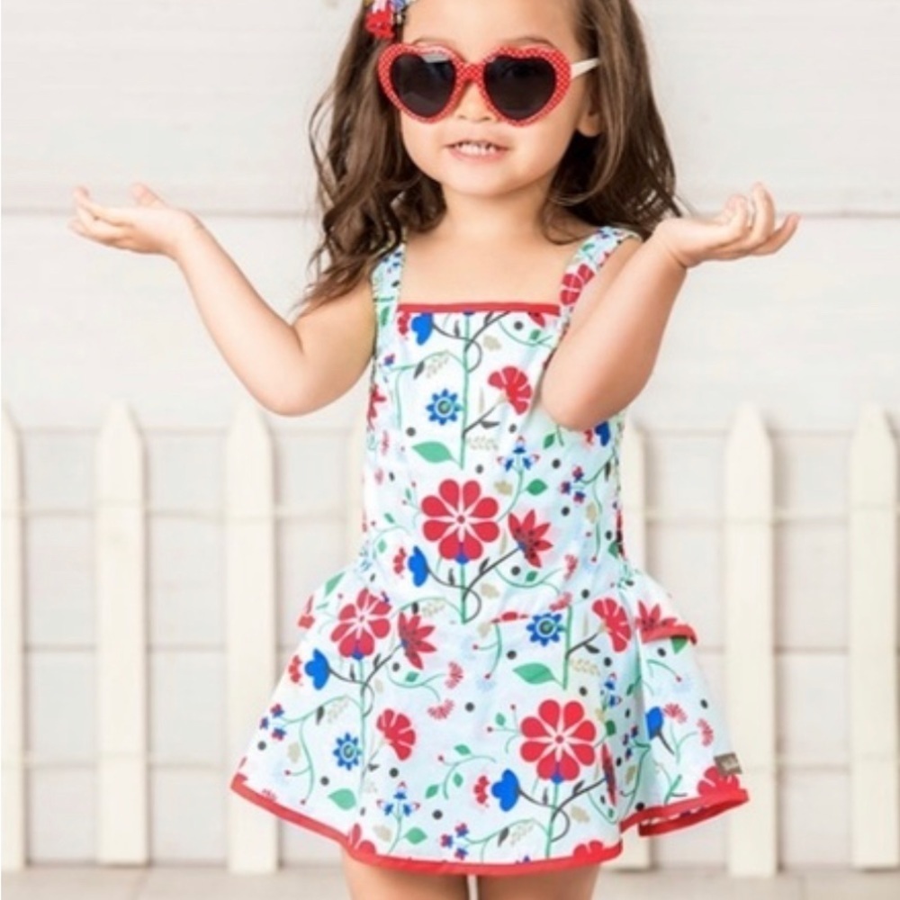 Matilda Jane Americana skirted romper